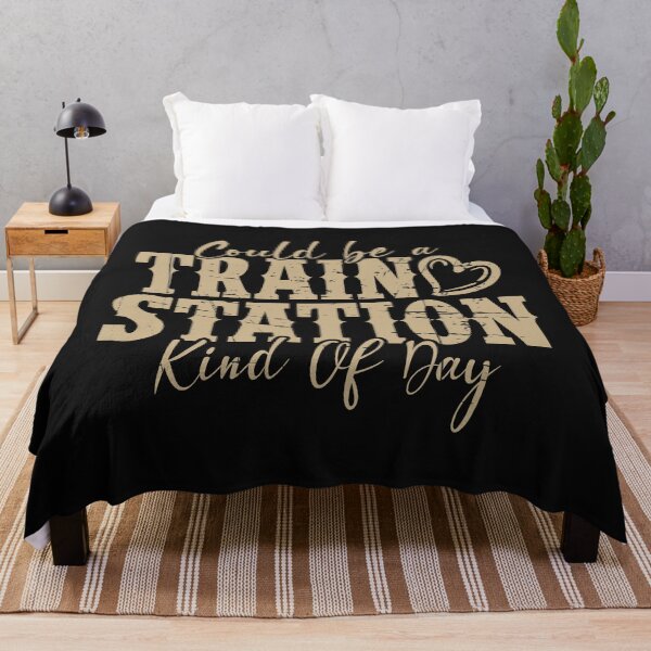 Item preview, Distressed Could Be A Train Station Kind Of Day designed and sold by AlienOccupation.