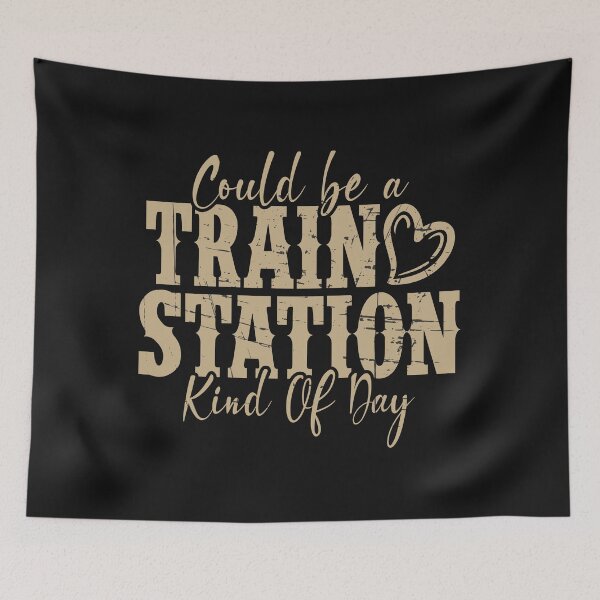 Item preview, Distressed Could Be A Train Station Kind Of Day designed and sold by AlienOccupation.