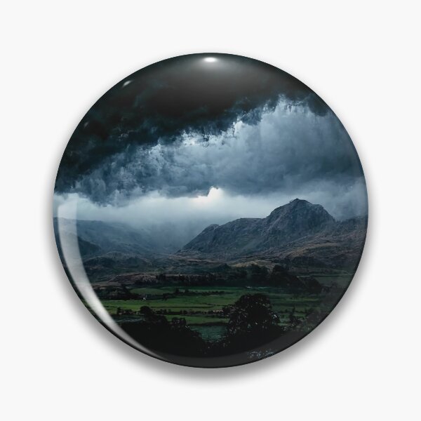 Item preview, Gloomy Mountains With Dark Clouds Over The Scottish Highlands designed and sold by ZGigerBarker.