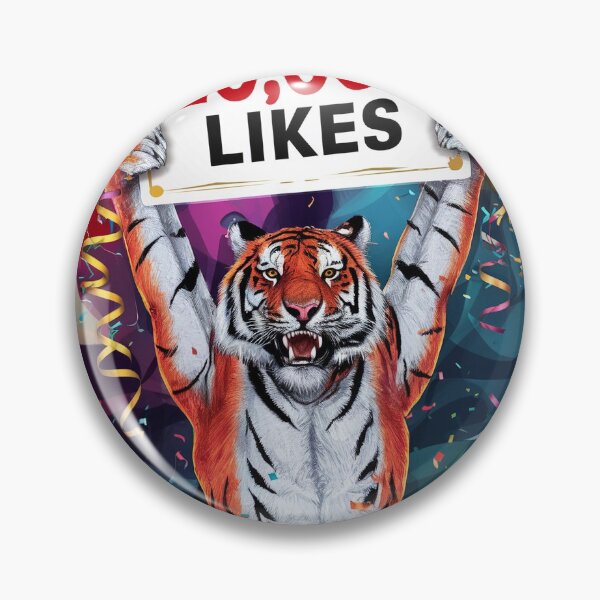 Item preview, tiger with signs designed and sold by Elemento8.