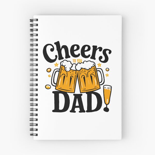 Item preview, Cheers to You, Dad! Pub-Inspired Father's Day Art designed and sold by HahaHandlesHub.