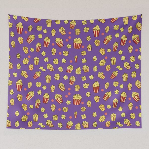 Item preview, Yummy Purple Popcorn Pattern designed and sold by TGAL2.