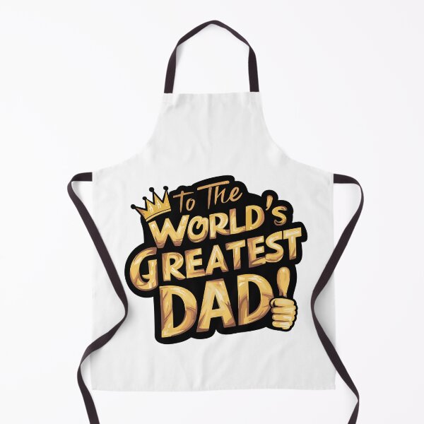 Item preview, World's Greatest Dad! Bold Metallic Typography Sticker designed and sold by HahaHandlesHub.