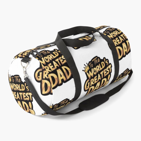Item preview, World's Greatest Dad! Bold Metallic Typography Sticker designed and sold by HahaHandlesHub.