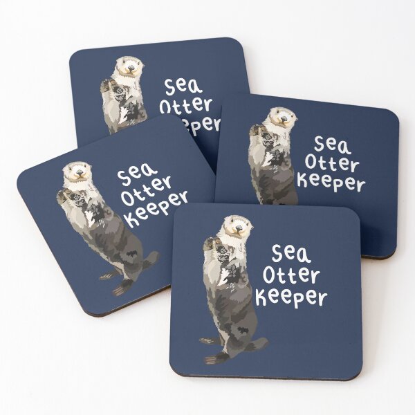 Item preview, S is for Sea Otter Keeper,Sea Otter Keeper Design – Dedicated Care and Conservation of Marine Mammals Artwork designed and sold by PrettylittlepastelUk.