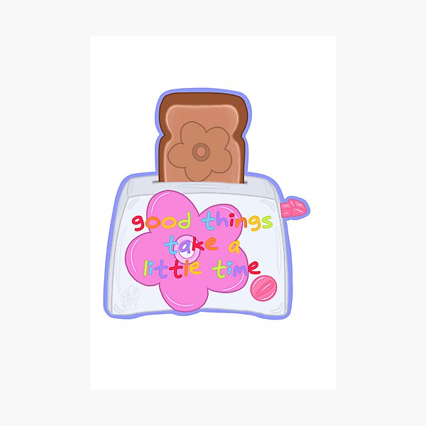 Item preview, inspirational nostalgic toaster designed and sold by maedwithl0ve.