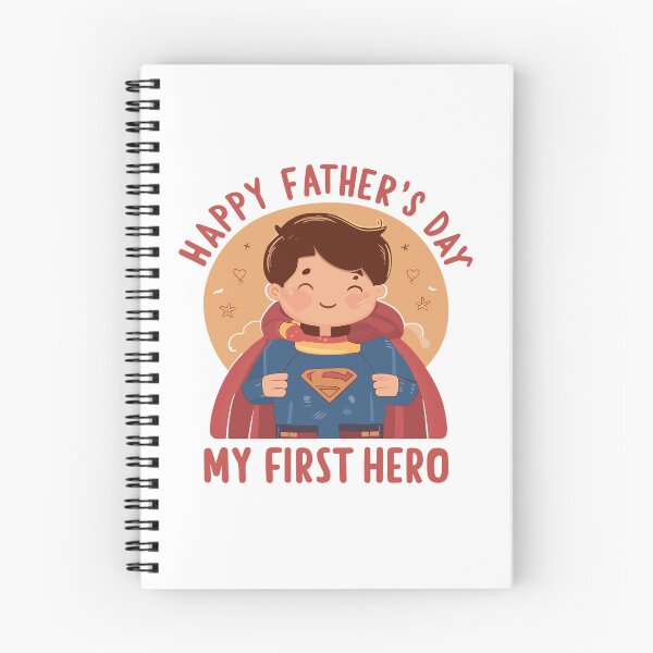 Item preview, My First Hero - Nostalgic Father's Day Illustration designed and sold by HahaHandlesHub.