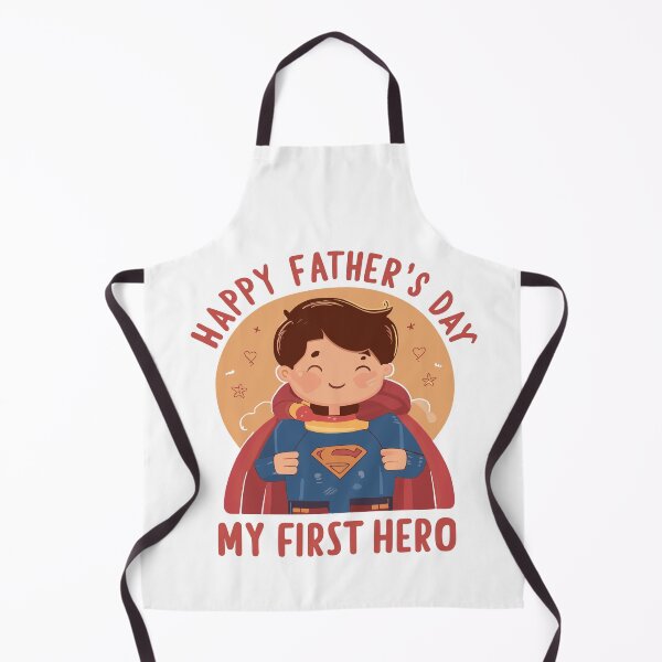 Item preview, My First Hero - Nostalgic Father's Day Illustration designed and sold by HahaHandlesHub.