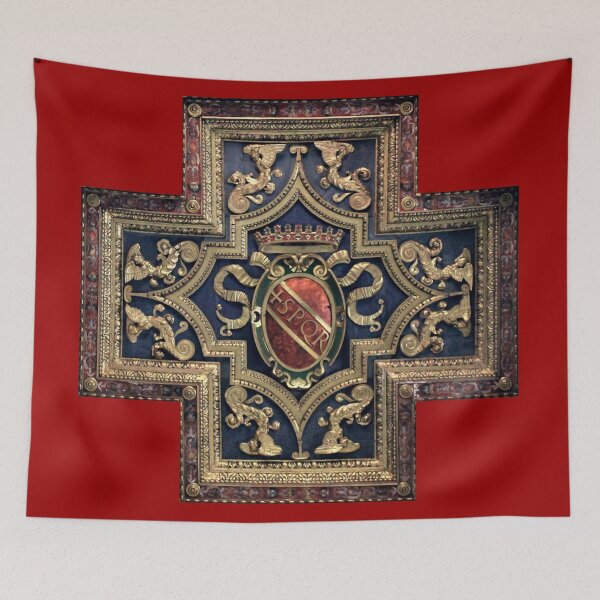 Item preview, Coat of arms of Rome in the Basilica of Santa Maria in Aracoeli designed and sold by Crux Fidelis.