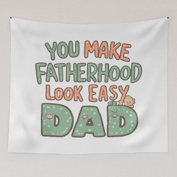 Item preview, Effortless Dad - Cheerful Father's Day Art designed and sold by HahaHandlesHub.