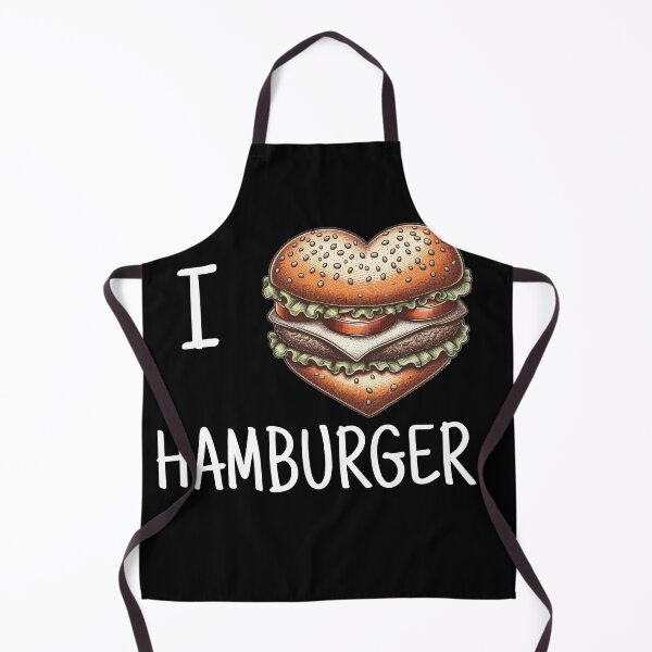 Item preview, I love hamburger, hamburger day celebration designed and sold by JuniperusArt.