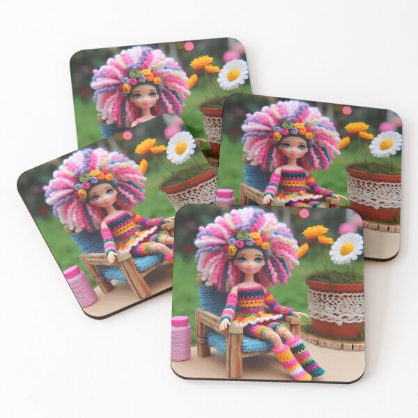 Item preview, Colorful Crafted Figurine in a Garden Setting designed and sold by aminz4.