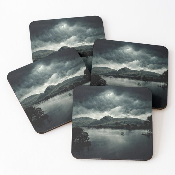 Item preview, Brooding Thunder Clouds Over Scenic Scottish Mountains designed and sold by ZGigerBarker.