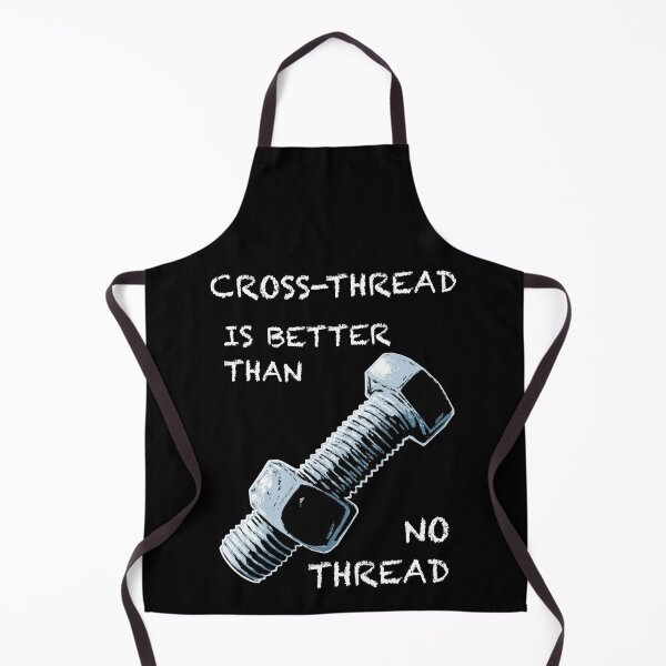 Item preview, Cross thread is better than no thread designed and sold by GrizzlyVision.