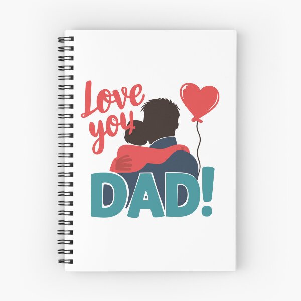 Item preview, Love You Dad: Father and Child Silhouette Sentimental Father's Day Art designed and sold by HahaHandlesHub.