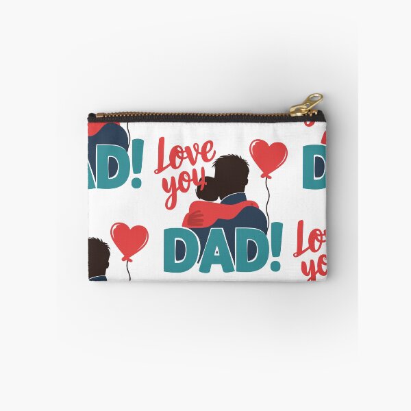 Item preview, Love You Dad: Father and Child Silhouette Sentimental Father's Day Art designed and sold by HahaHandlesHub.