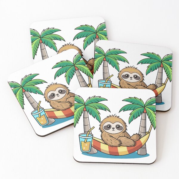 Item preview, Fluffy Little Sloth Sipping designed and sold by omerfdln34.