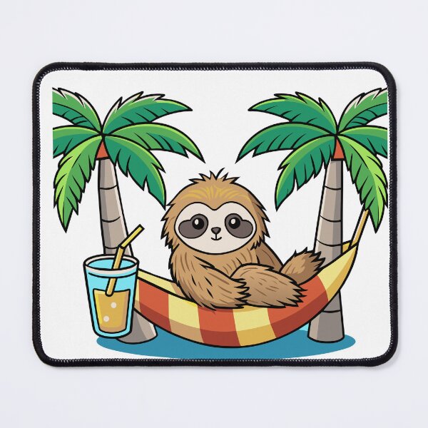 Item preview, Fluffy Little Sloth Sipping designed and sold by omerfdln34.