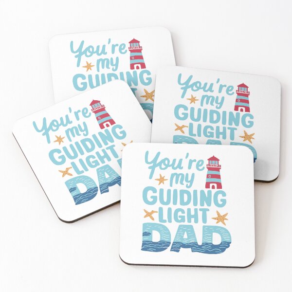 Item preview, Guiding Light Dad: Lighthouse Ocean Father's Day Art designed and sold by HahaHandlesHub.