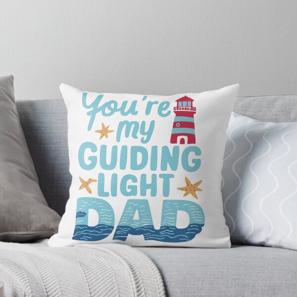 Item preview, Guiding Light Dad: Lighthouse Ocean Father's Day Art designed and sold by HahaHandlesHub.