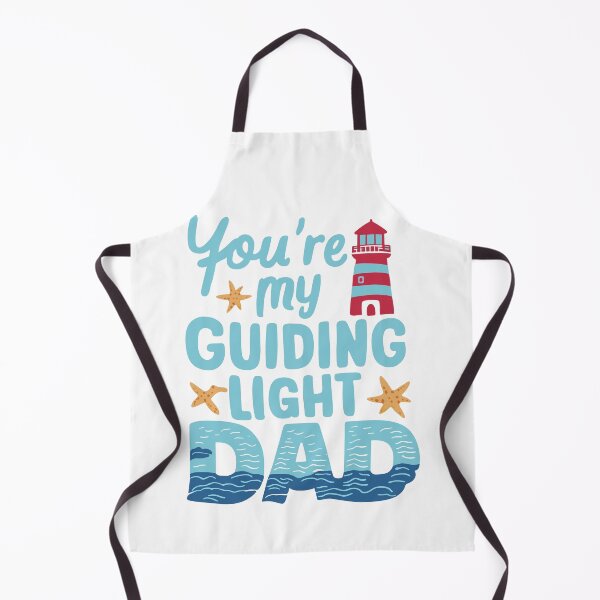 Item preview, Guiding Light Dad: Lighthouse Ocean Father's Day Art designed and sold by HahaHandlesHub.