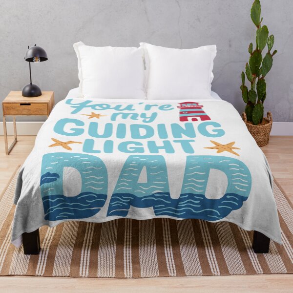 Item preview, Guiding Light Dad: Lighthouse Ocean Father's Day Art designed and sold by HahaHandlesHub.