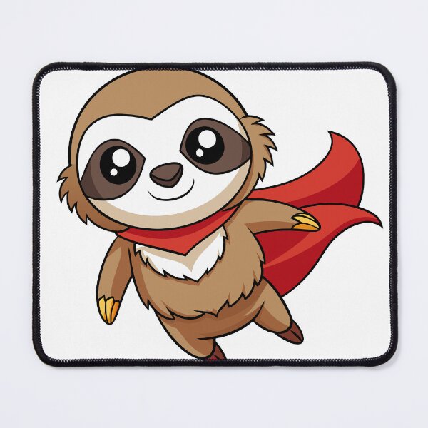 Item preview, Fluffy Little Sloth Hero designed and sold by omerfdln34.