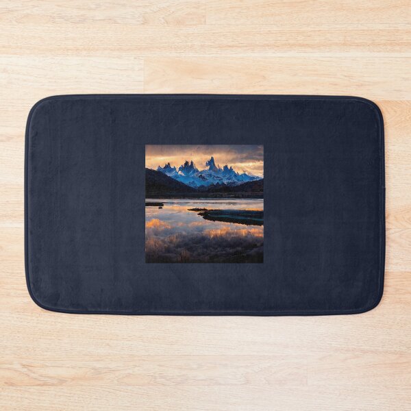 Item preview, Clouds Over Scenic Fantasy Mountains And Lake designed and sold by ZGigerBarker.