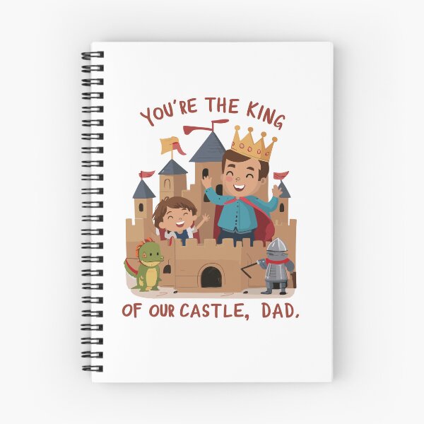 Item preview, King of Our Castle: Father and Child Illustration Father's Day Art designed and sold by HahaHandlesHub.