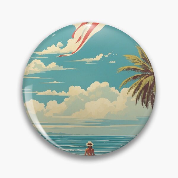 Item preview, Ewa Beach Hawaii USA Vintage Travel Tourism  designed and sold by TravelersGems.