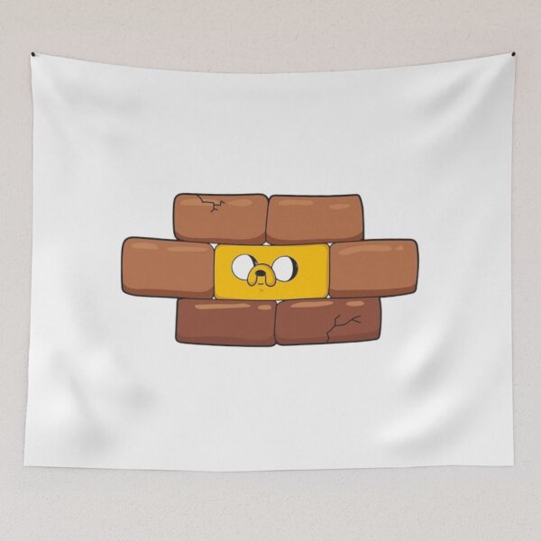 Item preview, Creative print of Jake from Adventure Time on the wall designed and sold by GardenGhostShop.