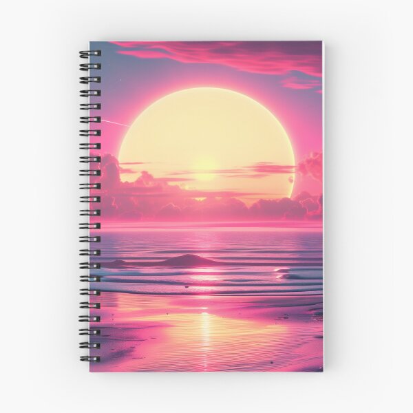 Item preview, The Perfect Retro Wave Scenic Neon Beach Sunset designed and sold by sublimepw.