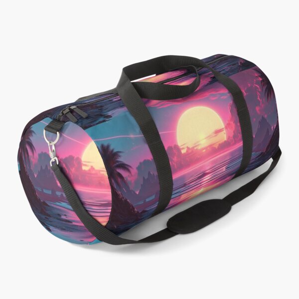 Item preview, The Perfect Retro Wave Scenic Neon Beach Sunset designed and sold by sublimepw.