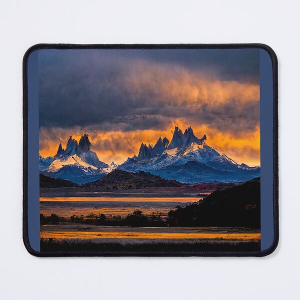 Item preview, Dusk Over Scenic Fantasy Mountains And Lake designed and sold by ZGigerBarker.