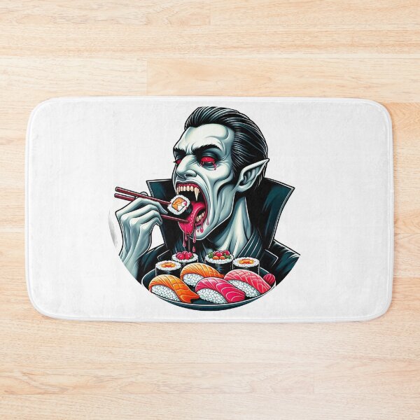 Item preview, A hungry vampire who loves sushi designed and sold by kateds14.