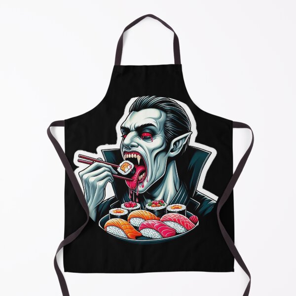 Item preview, A hungry vampire who loves sushi designed and sold by kateds14.