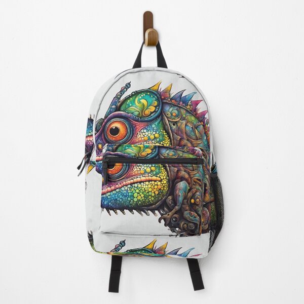 Item preview, Chameleon Multi coloured Steam Punked tattoo design - 3 designed and sold by Elizabeth-Banks.