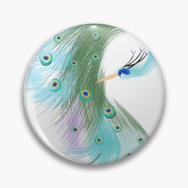 Item preview, Beautiful Unique Whimsical Peacock Bird Animal Design Art designed and sold by Monica C. Webster.