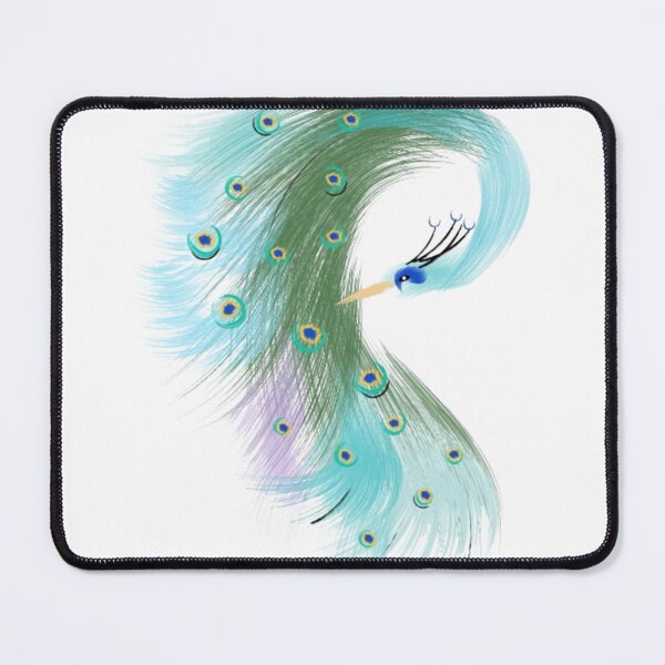 Item preview, Beautiful Unique Whimsical Peacock Bird Animal Design Art designed and sold by Monica C. Webster.