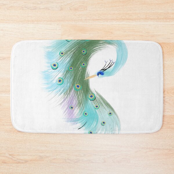 Item preview, Beautiful Unique Whimsical Peacock Bird Animal Design Art designed and sold by Monica C. Webster.