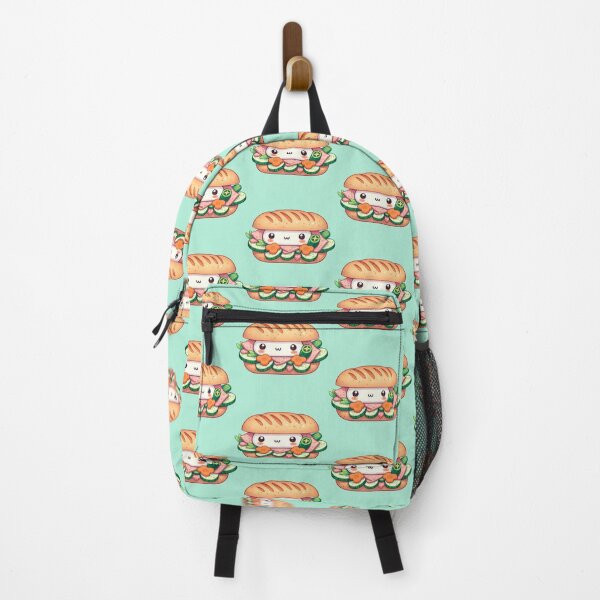 Item preview, Adorable Kawaii Banh Mi Sandwich Art | Cute Food Illustration for Food Lovers designed and sold by litchick1977.