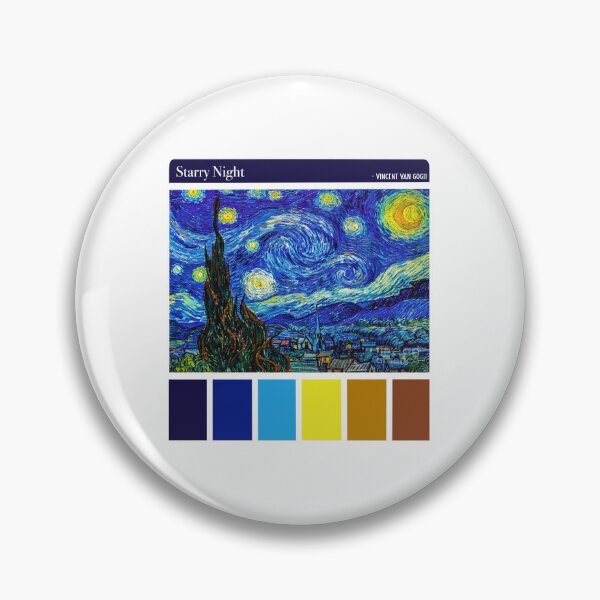 Item preview, Starry Night Paint Pallet designed and sold by For Art Sake.