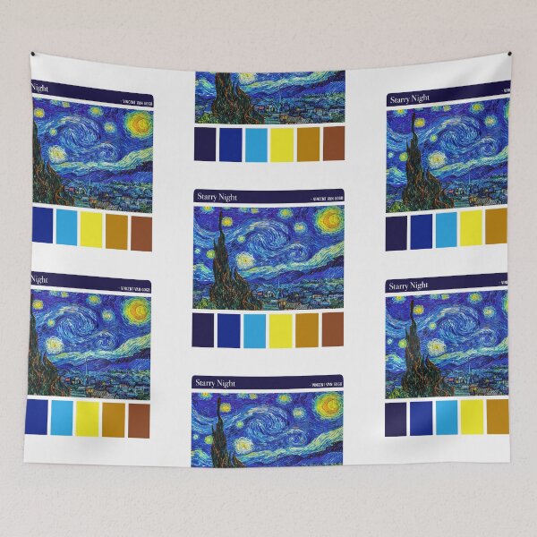 Item preview, Starry Night Paint Pallet designed and sold by For Art Sake.