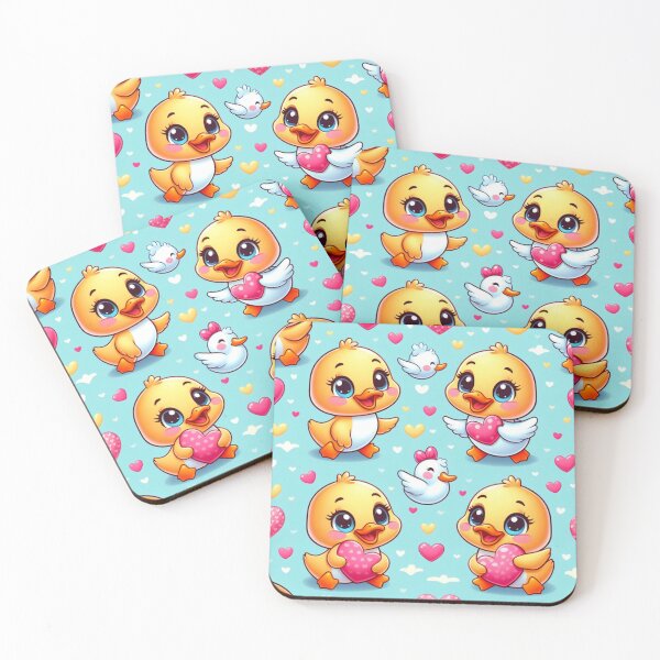 Item preview, Charming Duck Patterns: Spreading Love and Joy with Hearts! designed and sold by Aitrob.