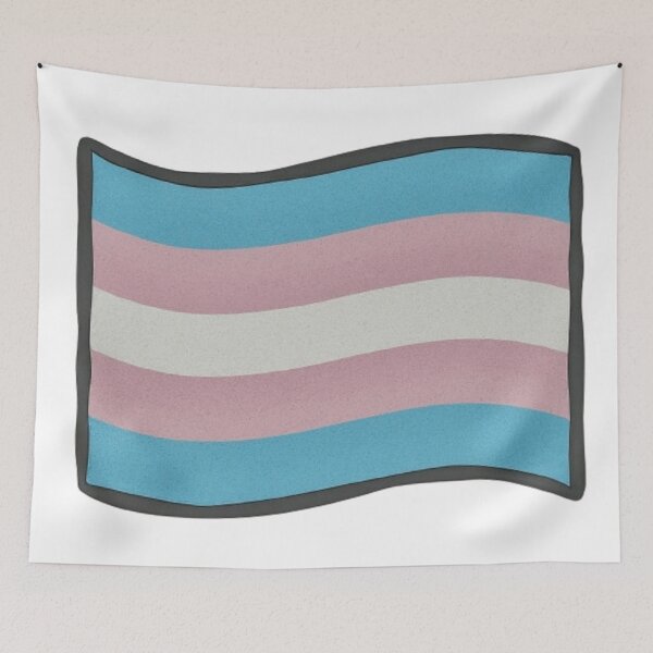 Artikelvorschau, Trans Flag entworfen und verkauft von Kawaii-4-You.