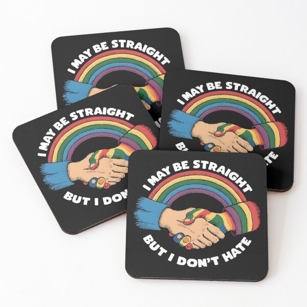 Item preview, Straight Ally Gay Pride Support Rainbow Design designed and sold by edesignprints.