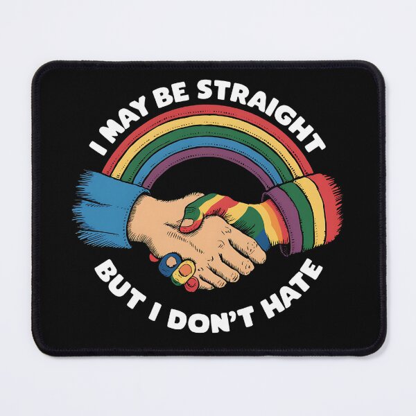 Item preview, Straight Ally Gay Pride Support Rainbow Design designed and sold by edesignprints.