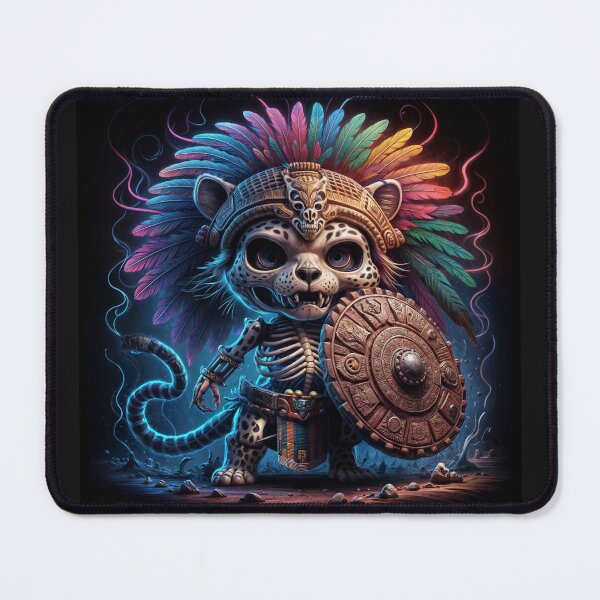 Item preview, aztec jaguar god designed and sold by Catrina luna.