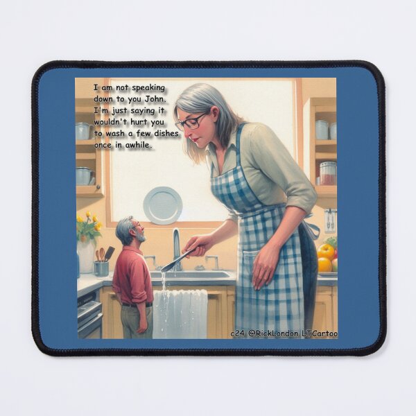 Item preview, Wife: Would You At Least Wash One Dish?  designed and sold by Rick London Gifts.