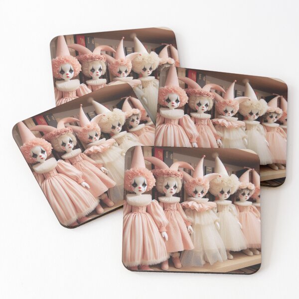 Item preview, Creepy Cute Pastel Horror Doll Art | Kawaii Goth Aesthetic for Collectors designed and sold by litchick1977.